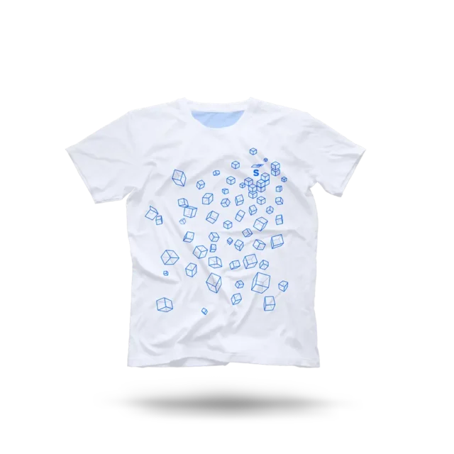 Cubes Fountain Tee